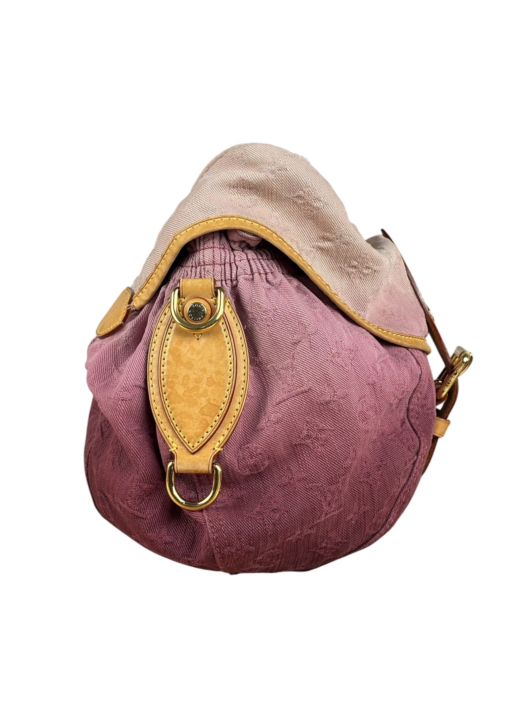 Louis Vuitton Bicolor Denim Monogram Sunshine Crossbody Bag