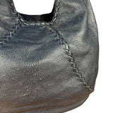 Bottega Veneta Blue Intrecciato Hobo Shoulder Bag