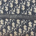 Christian Dior Vintage Blue Oblique Trotter Boston Bag