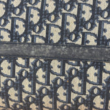 Christian Dior Vintage Blue Oblique Trotter Boston Bag