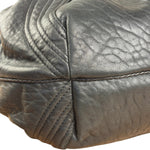 Fendi Vintage Black Leather Spy Hobo Bag