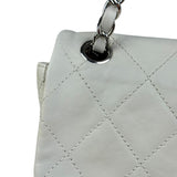Chanel Bicolor Medium Leather Flap Bag Beige '08