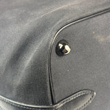 Gucci Black Leather Trim Belted Tote