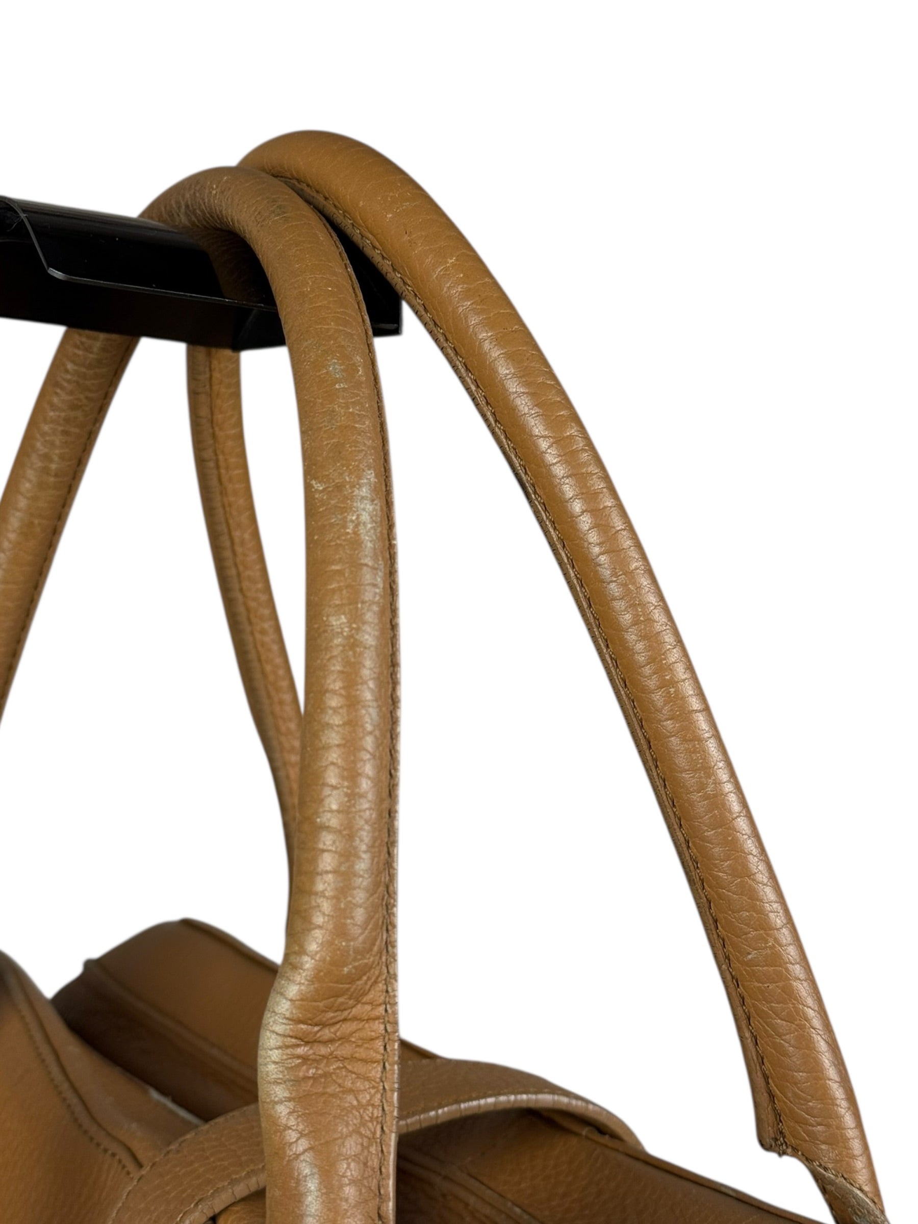 Loewe Brown Leather Senda Top Handle Bag