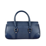 Louis Vuitton Navy Blue Leather Epi Segur Handbag PM