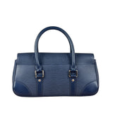 Louis Vuitton Navy Blue Leather Epi Segur Handbag PM