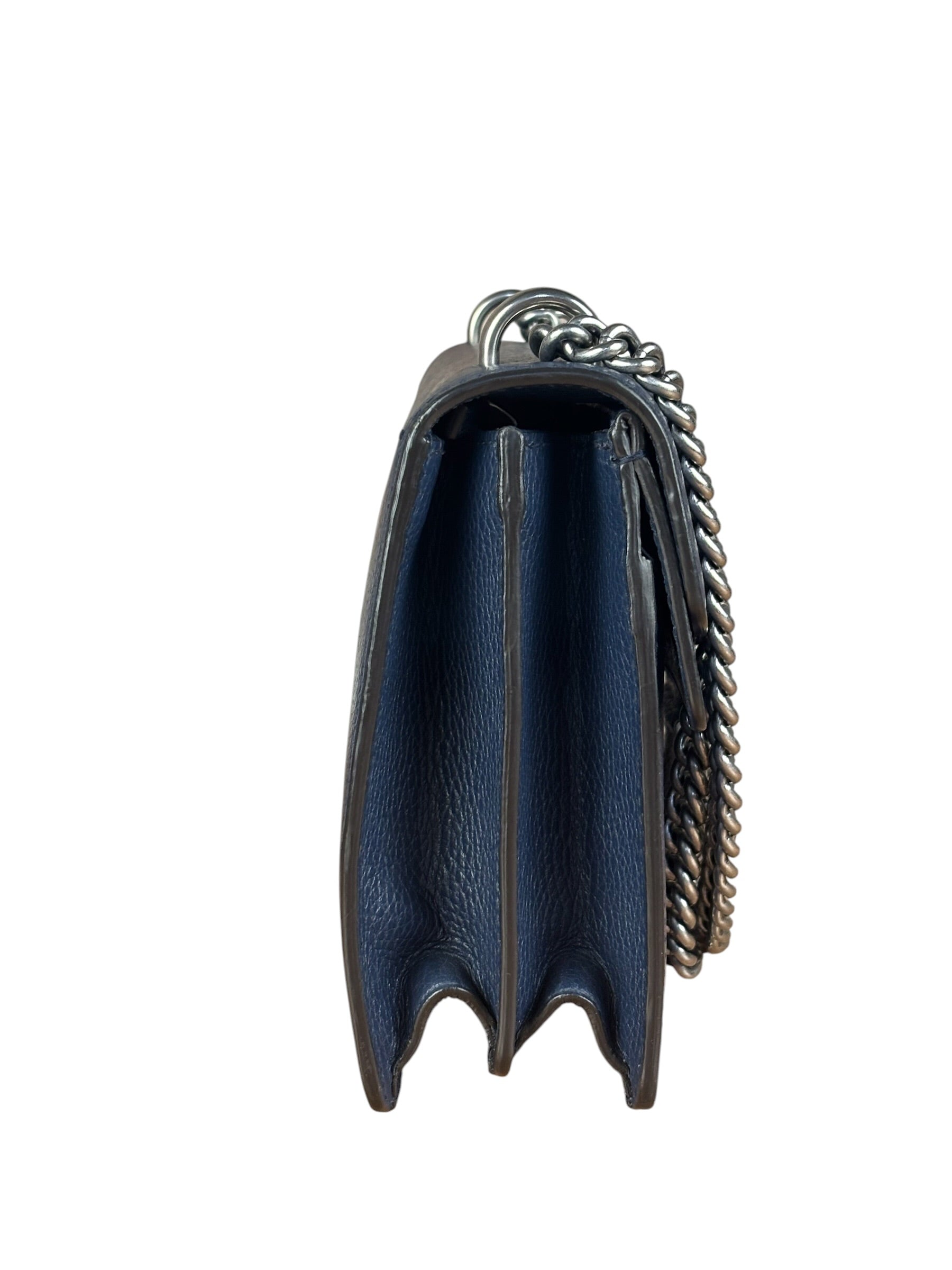 Gucci Navy Blue Dionysus Shoulder Bag