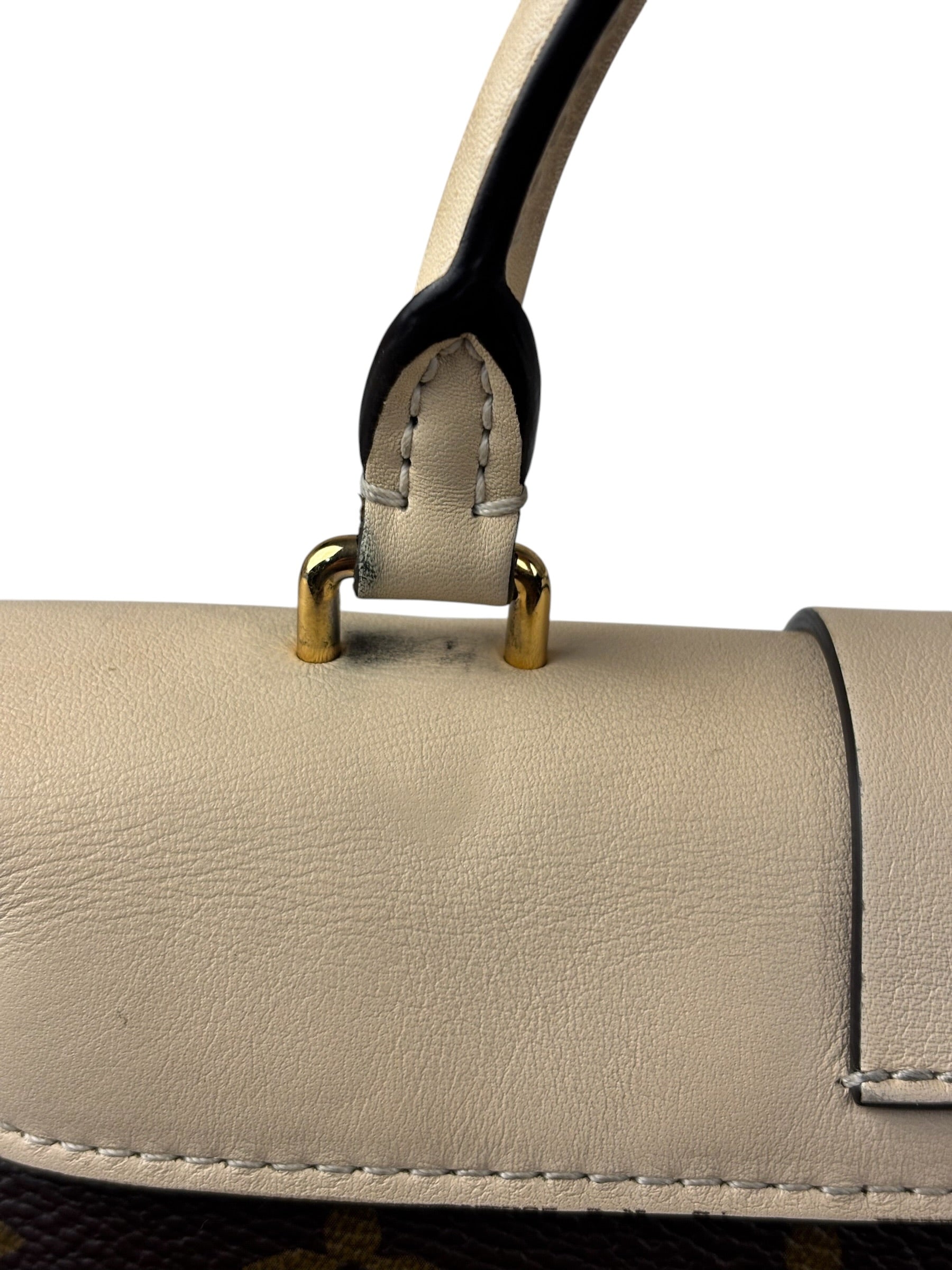Louis Vuitton Monogram Locky BB Handbag Cream/Brown