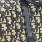 Christian Dior Vintage Black Trotter Boston Bag