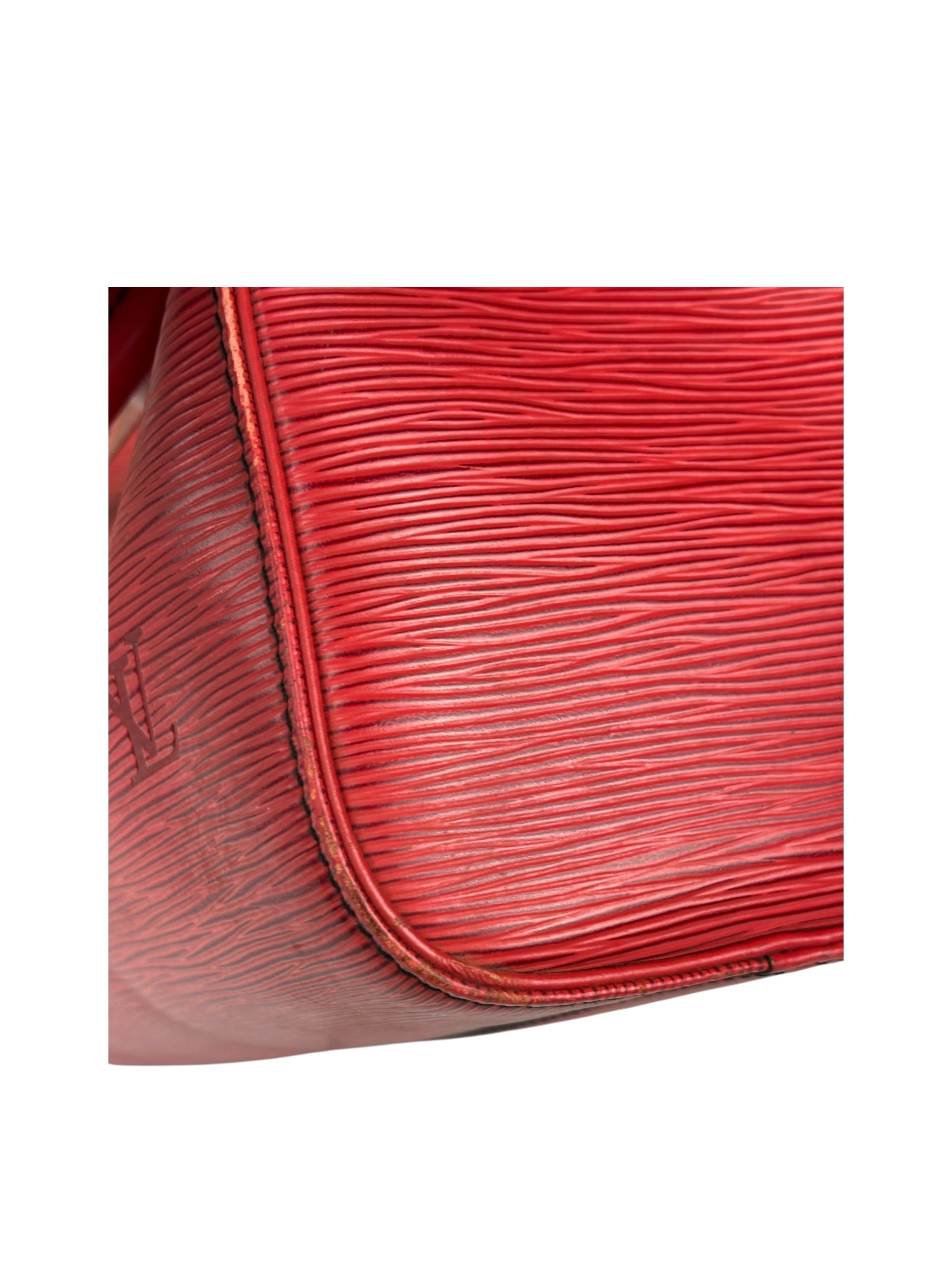 Louis Vuitton Castillian Red Epi Leather Speedy Mini Handbag