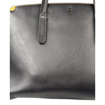 Coach Black Leather Trim Copper Carryall Two-Way Bag