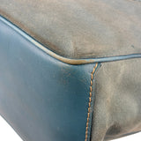 Celine Baby Blue Suede Leather Trip Boogie Handbag
