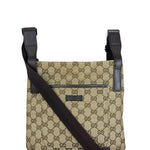 Gucci GG Vintage Beige/Brown Canvas Crossbody Bag