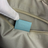 Gucci Blue Leather Micro GG Bowler Bag