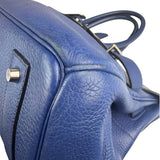 Hermes Blue Clemence Leather JPG Birkin 42 Palladium 2006