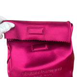 Alexander Wang Fuchsia Pink Satin Lunch Clutch