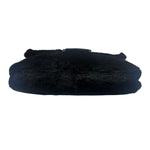 Fendi Black Shearling/Leather Trim Baguette