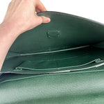 Louis Vuitton Epi Green Top Handle Briefcase