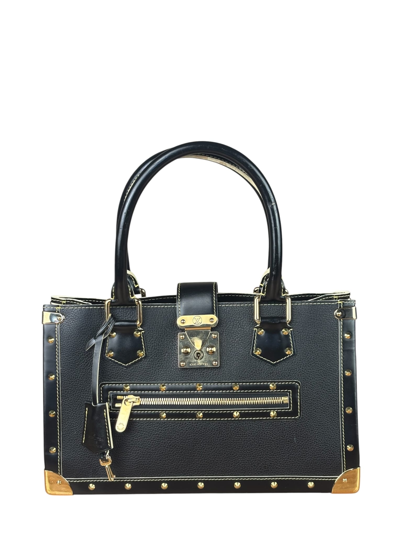 Louis Vuitton Black Goatskin Suhali Le Fabuleux Shoulder Bag