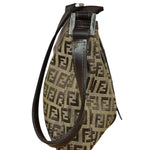 Fendi Zucchino Drawstring Flap Shoulder Bag