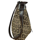 Fendi Zucchino Drawstring Flap Shoulder Bag