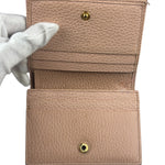 Gucci GG Nude Pink Leather Marmont Compact Eallet