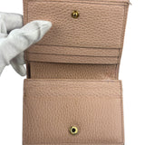 Gucci GG Nude Pink Leather Marmont Compact Eallet