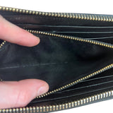 Prada Black Saffiano Leather Long Wallet