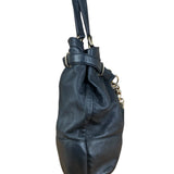 Gucci Vintage Black Leather Sienna Tote
