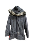 Vintage Prada Nylon Faux Fur Parka Jacket