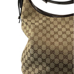 Gucci Brown GG Canvas Hobo Shoulder Bag