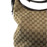 Gucci Brown GG Canvas Hobo Shoulder Bag