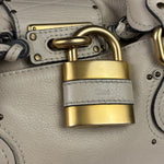 Chloe Beige Leather Paddington Shoulder Bag