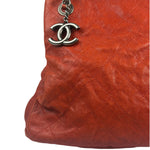 Chanel Red Caviar Quilted Small Frame Shoulder Bag 2011