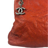 Chanel Red Caviar Quilted Small Frame Shoulder Bag 2011