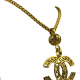 Chanel Vintage CC Logo Filigree Ball Pendant -1995