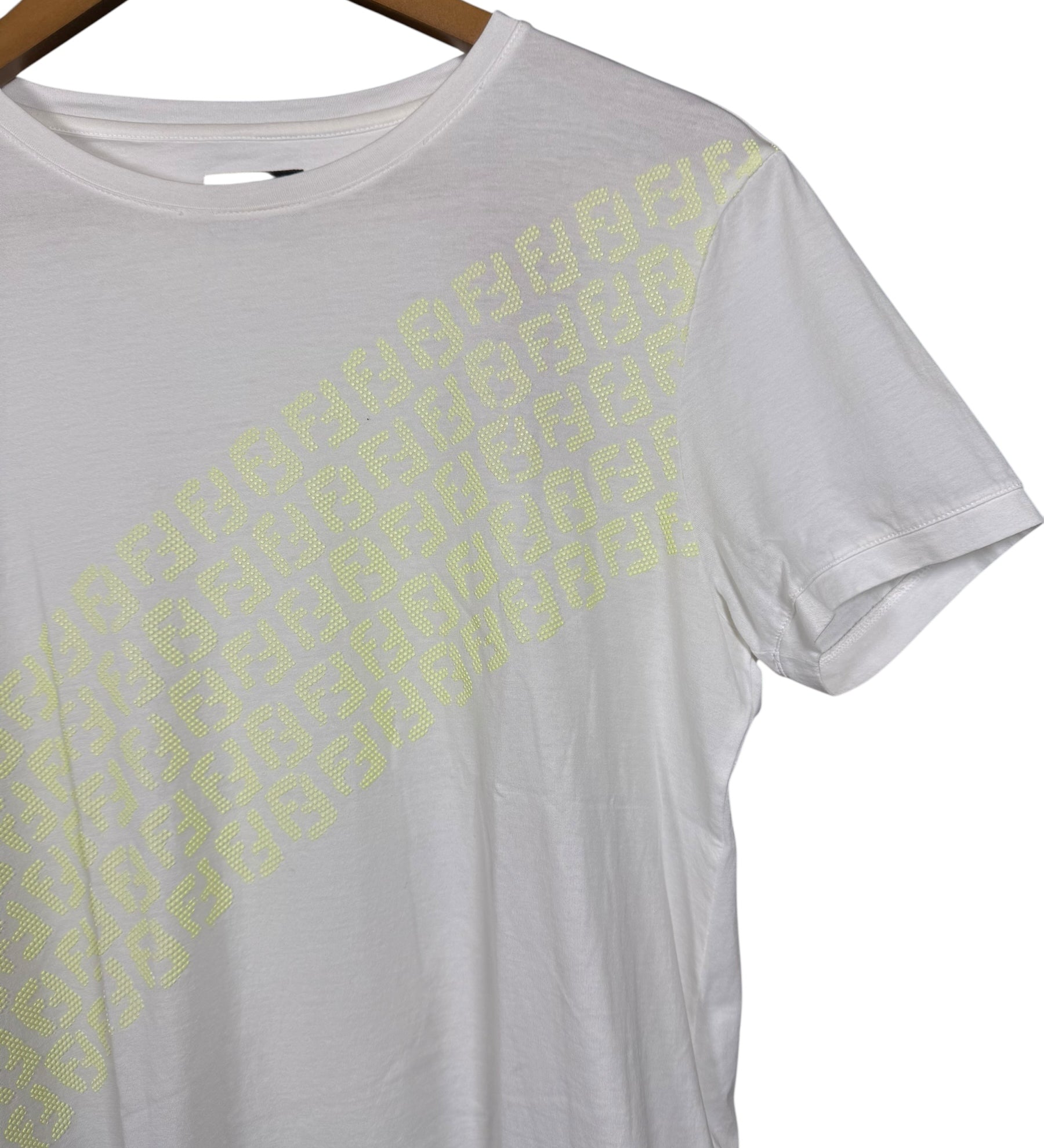 Fendi FF Dot Logo Short Sleeve Top