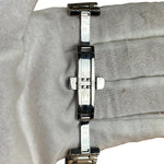 Fendi 7000L Black Dial Tank Stainless Steel Band