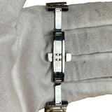 Fendi 7000L Black Dial Tank Stainless Steel Band