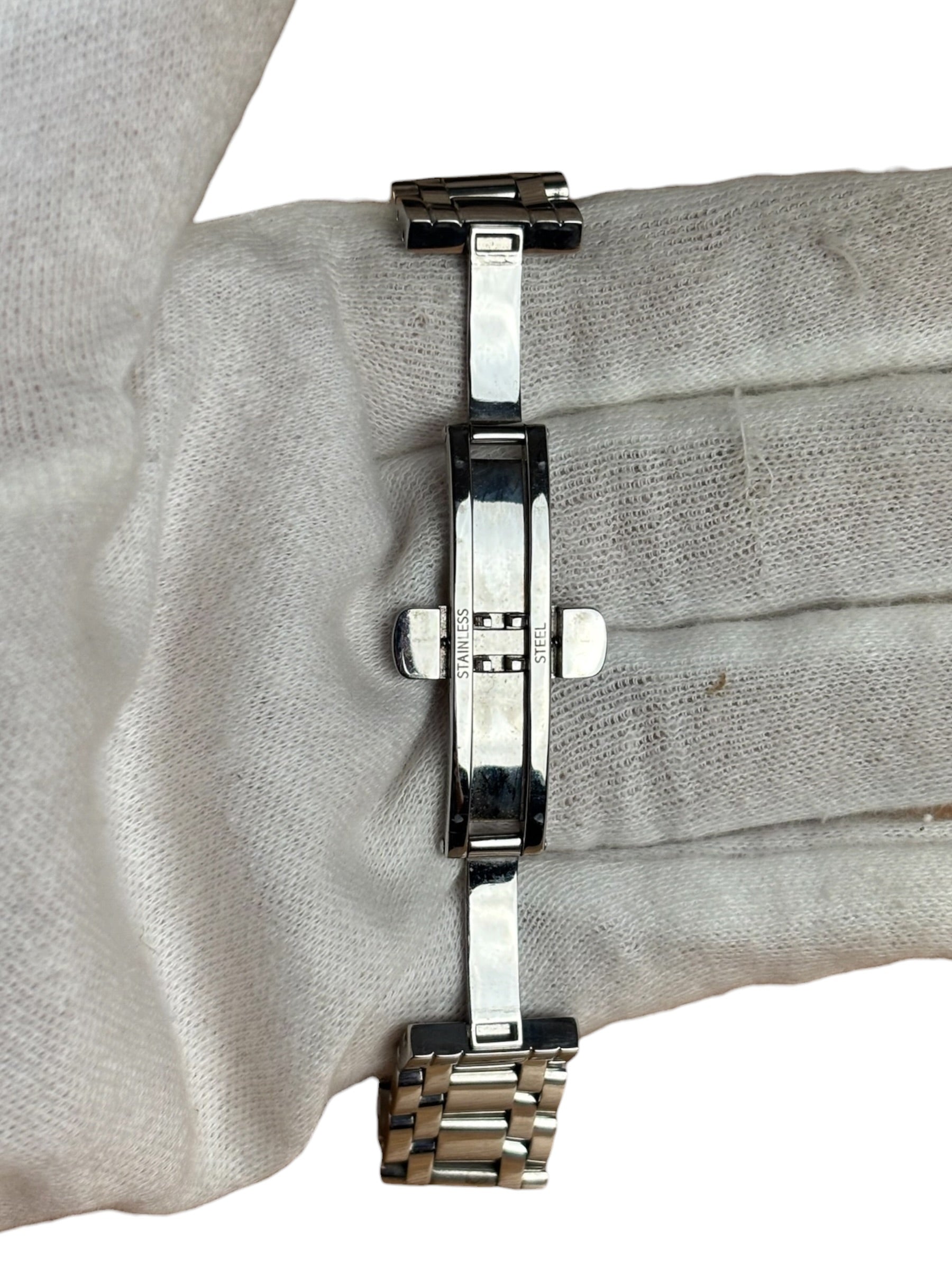 Fendi 7000L Black Dial Tank Stainless Steel Band