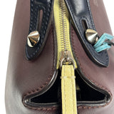 Fendi Burgundy By The Way 2 Way Boston Bag