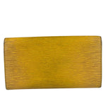 Louis Vuitton Yellow Epi Leather Long Wallet