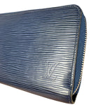 Louis Vuitton Navy Epi Long Zippy Wallet