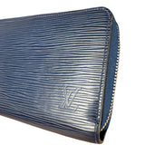 Louis Vuitton Navy Epi Long Zippy Wallet