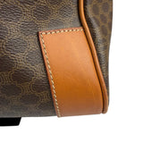 Celine Vintage Macadam Canvas Boston Bag
