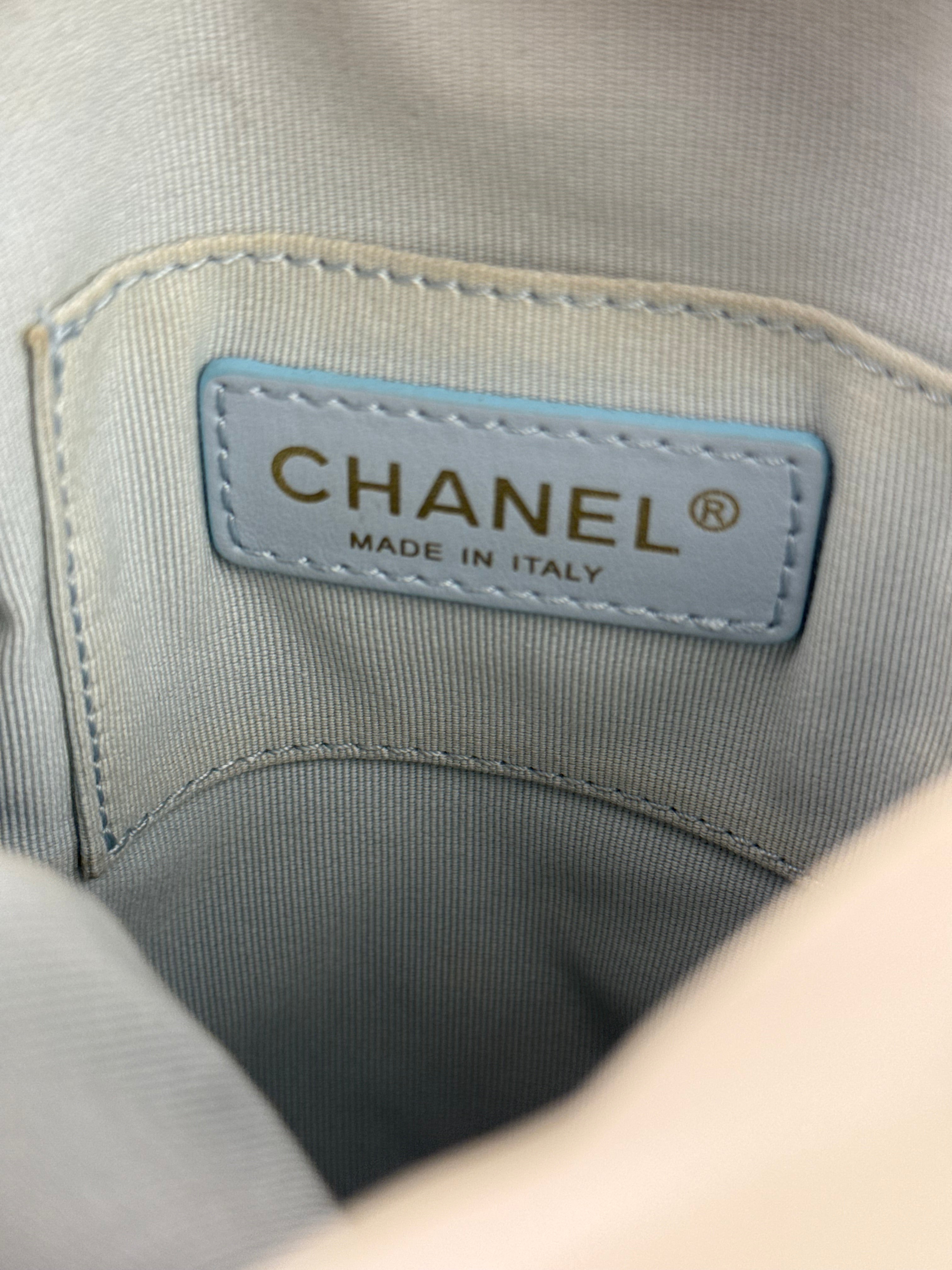 Chanel White Quilted Lambskin My Perfect Camera Bag Early 2020's