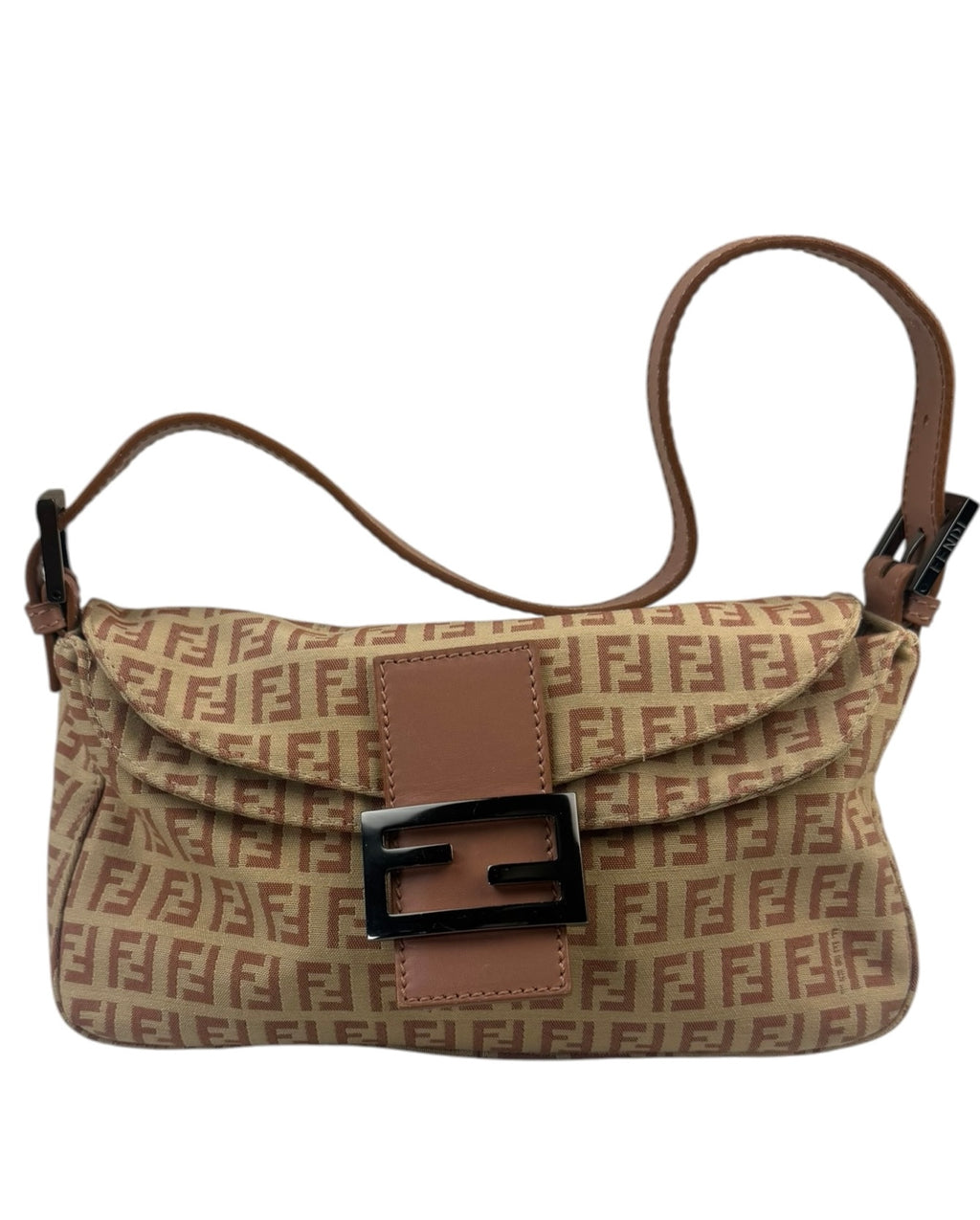Fendi Mauve Zucchino Small Mama Baguette