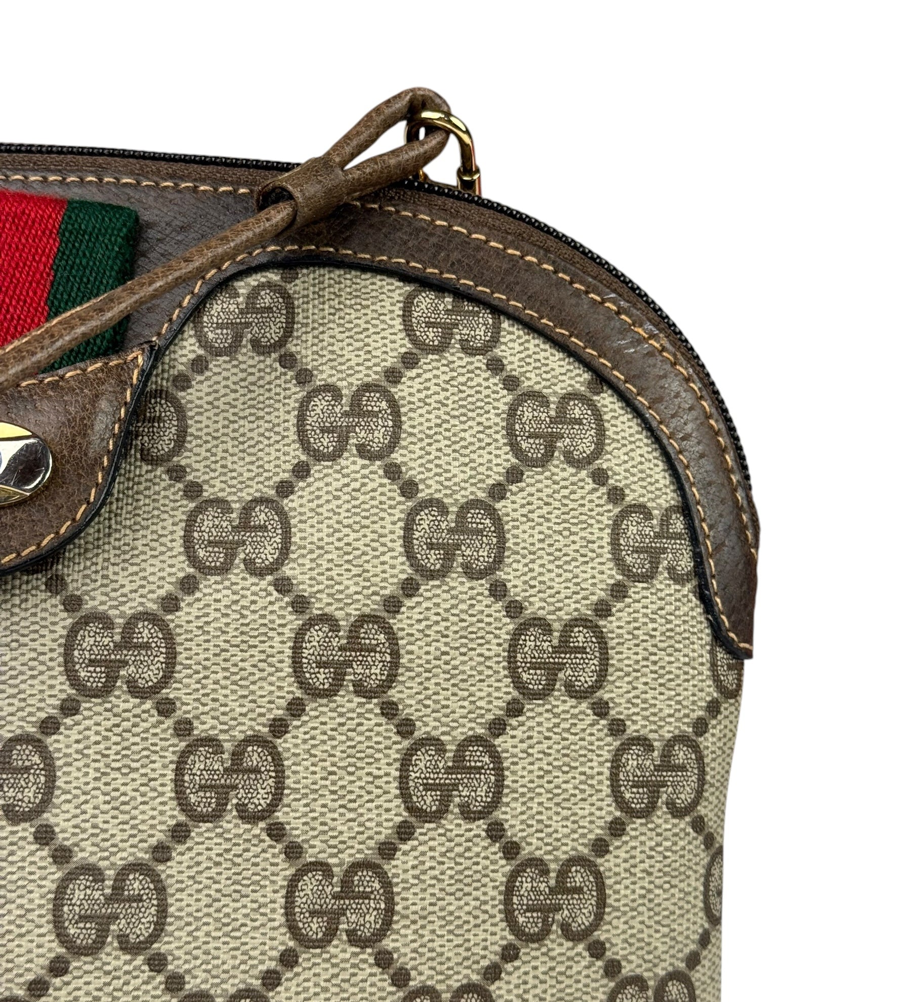 Gucci Vintage Beige GG Supreme Crossbody Bag