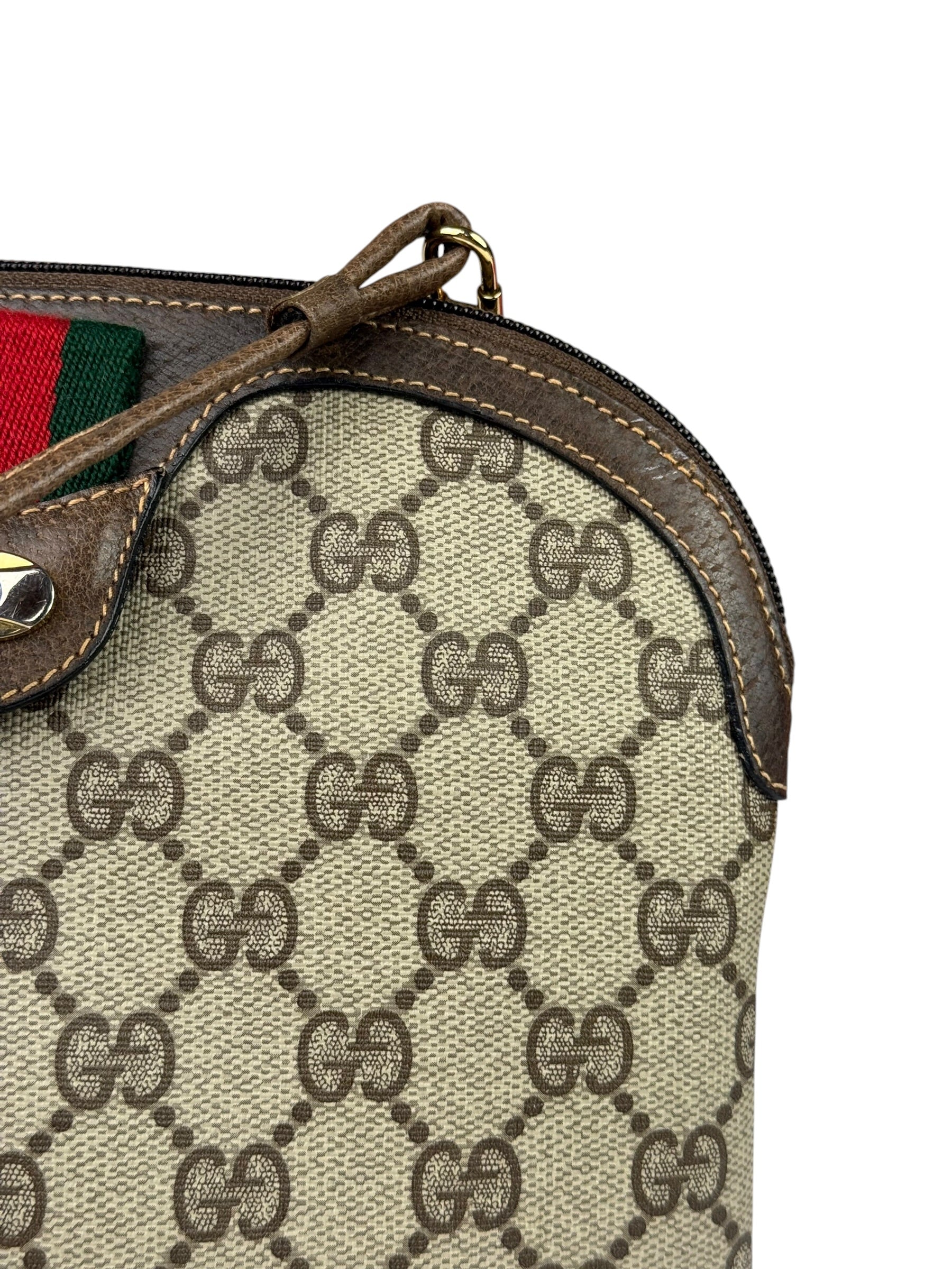 Gucci Vintage Beige GG Supreme Crossbody Bag