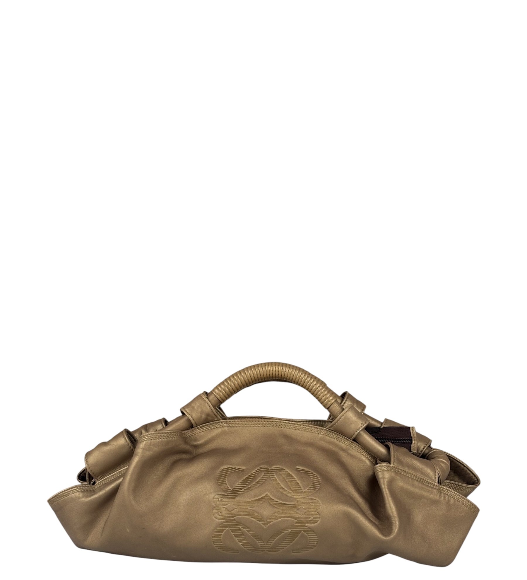Loewe Beige Nappa Aire Anagram Hand Bag